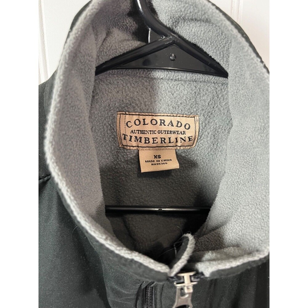 Timberline Colorado Men's Black GraynFleece Jacket Full Zip Outerwear Size XS - Picture 6 of 8
